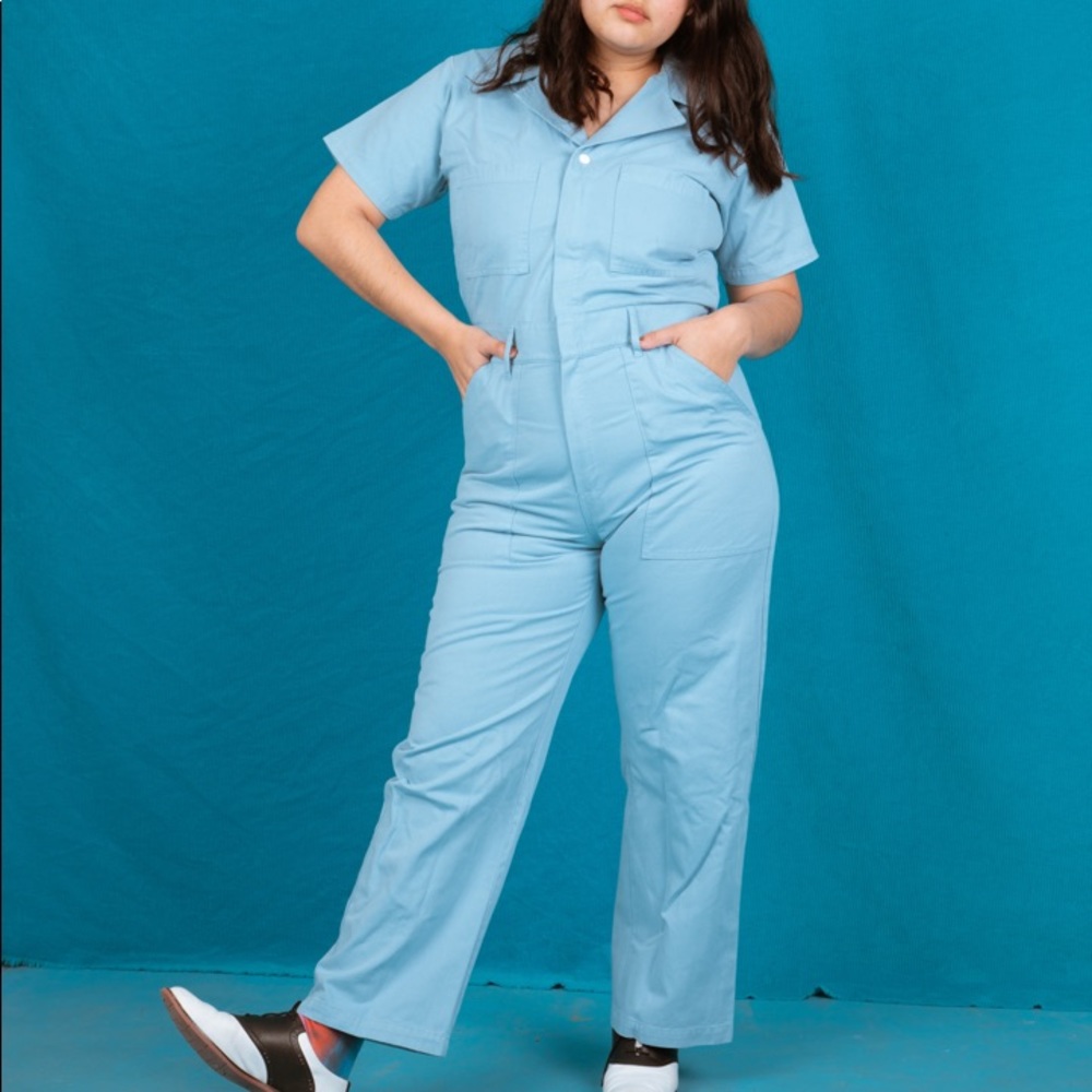 Short Sleeve Jumpsuit- Dusty Rose